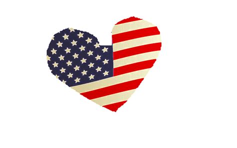 Flag American Heart Free Stock Photo - Public Domain Pictures