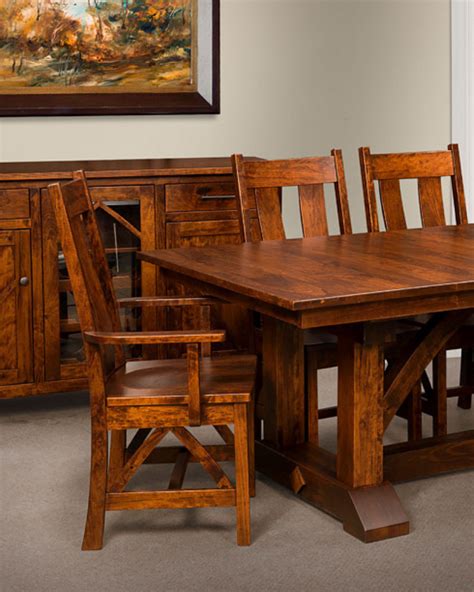 Bostonian Amish Dining Room Set | Rustic furniture diy, Rustic style ...