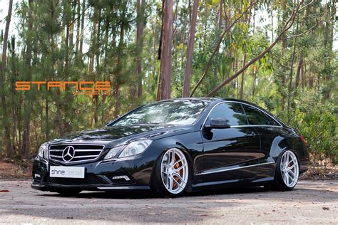 Mercedes Benz E550 Coupe | SF03 Brushed Silver – Stance Wheels