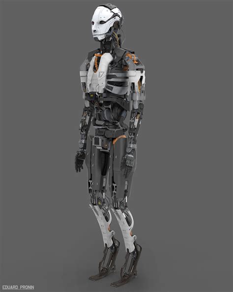 Human-robot design , Eduard Pronin | Human robot, Robots concept, Robot ...