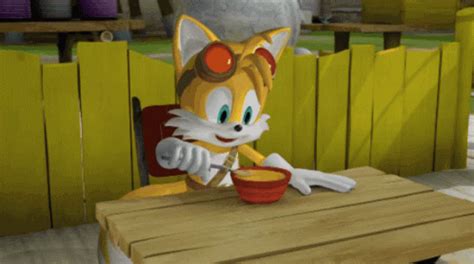 Tails Eats Cereal With A Fork Sonic Memes GIF – Tails Eats Cereal With A Fork Sonic Memes Tails ...