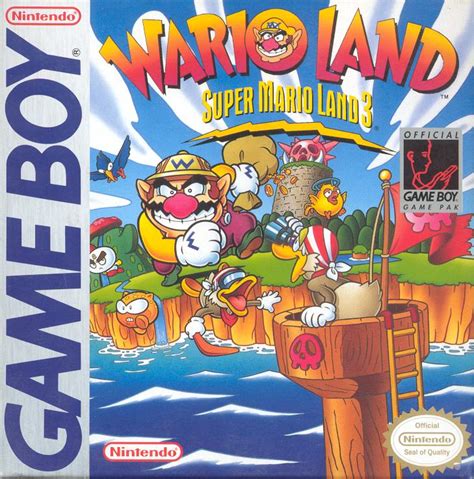 Super Mario Land 3 III - Wario Land Game Boy