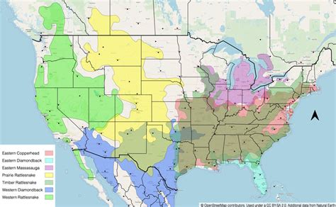 Venomous Snakes In Ohio Map - Map