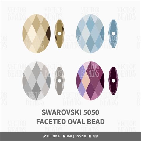 Swarovski Elements Vector Graphics - Beads vector graphics