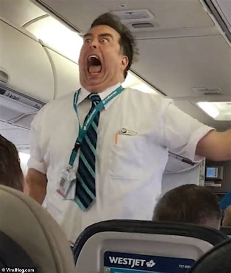 Cabin roars with laughter as hilarious flight attendant delivers ...