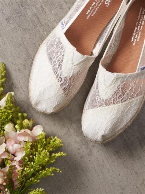 The TOMS 2019 wedding collection - ELMUMS | Wedge wedding shoes, Toms ...