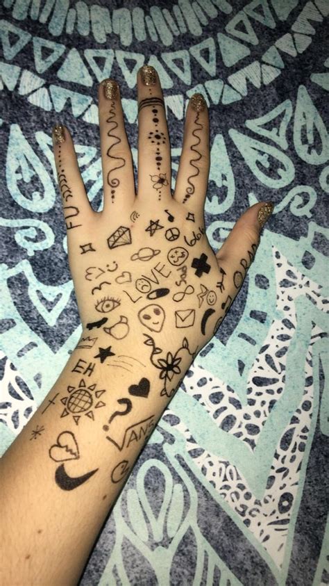 Sharpie hand doodle 💖 | Hand doodles, Pen tattoo, Sharpie tattoos