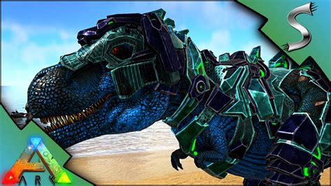 TEK REX SADDLE! MUTATED TEK REX VS ALPHA REX! - Ark: Survival Evolved ...