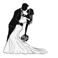 Hindu Bride Groom Clipart Silhouette