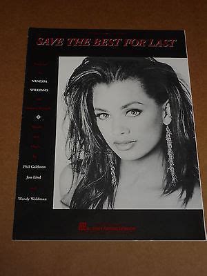 Vanessa Williams "Save The Best For Last" US sheet music | #753475860