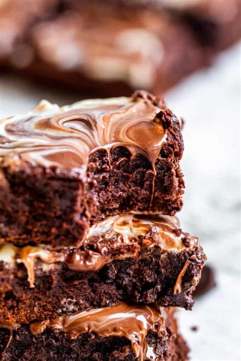 Gooey Chocolate Fudge Brownies with Chocolate Drizzle - Erhardts Eat