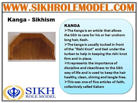 Kanga – Importance of Kanga in Sikhism | Sikh Role Model