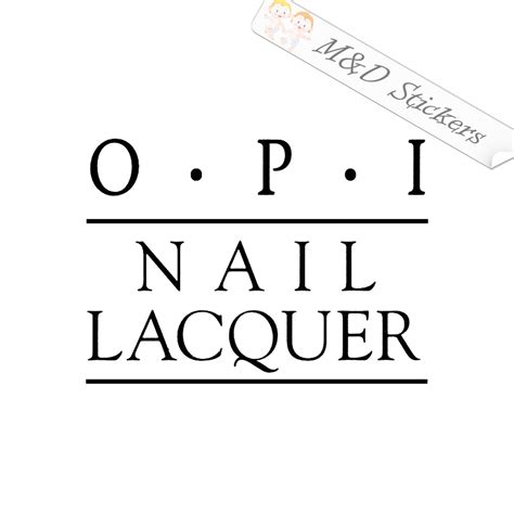 OPI Nail Lacquer Logo (4.5" - 30") Vinyl Decal in Different colors & s ...