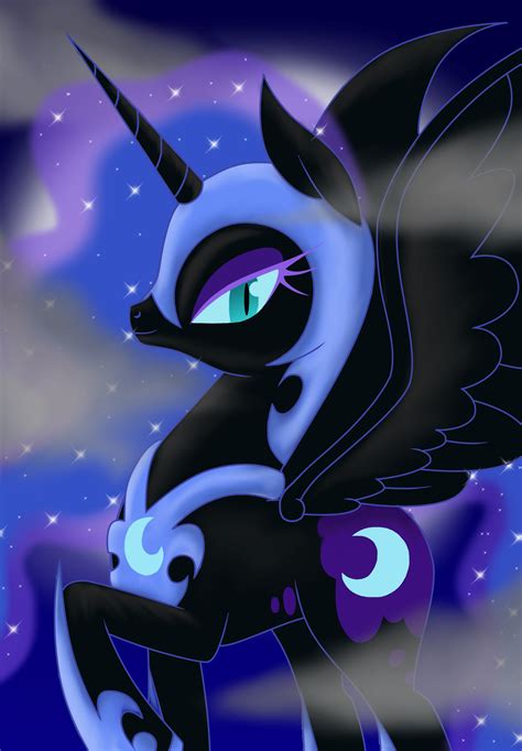 Nightmare Moon by BloodyPink-M on deviantART