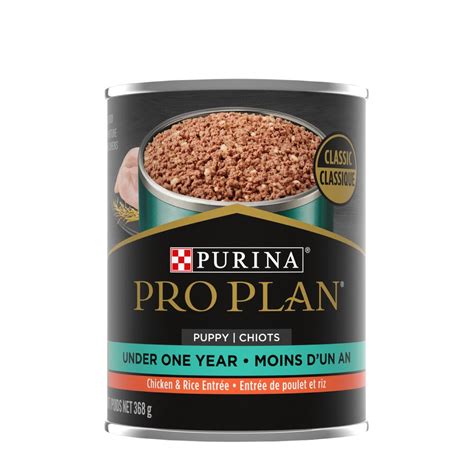 Puppy Formula Chicken & Rice Entrée Classic Wet Dog Food Pro Plan | Mondou