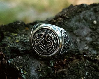 Gold Odin's Ring (Draupnir ring) Gold 18K Viking Ring Scandinavian ...