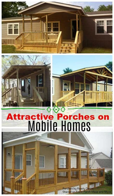 Wonderful porches on mobile homes Mobile Home Porches, Mobile Home Living, Front Porch Ideas For ...