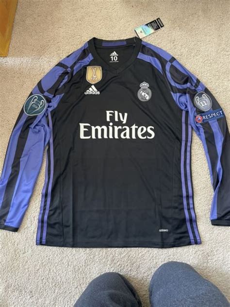 Adidas Real Madrid Ronaldo 10/11 Away Jersey / Shirt - (Size M) | eBay