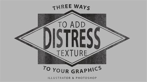 3 Ways to Add Distress Texture to Your Graphics and Logos on Vimeo