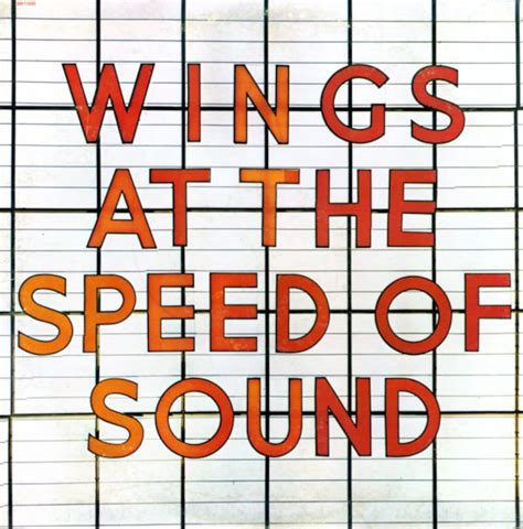 WINGS At The Speed Of Sound LP Vinyl Record 1976 w/ Inner | Etsy