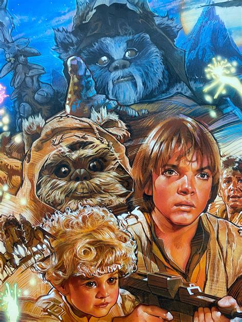 STAR WARS Poster Artist Drew Struzan Shares Original Art For THE EWOK ...