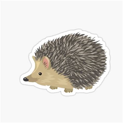 Hedgehog Stickers | Redbubble