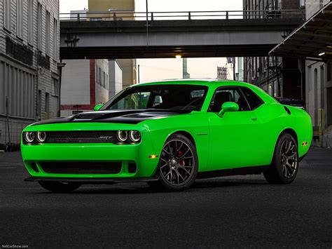 Dodge Challenger SRT Hellcat, lime green dodge challenger HD wallpaper | Pxfuel