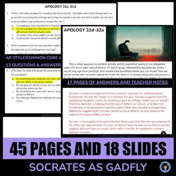 CRITICAL THINKING ACTIVITIES | PHILOSOPHY | SOCRATES AS GADFLY | TpT