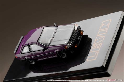 Toyota Corolla Levin 2door AE86 Carbon Bonnet Purple / Black ...