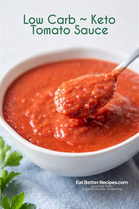 Low Carb Tomato Sauce in 5 Minutes KETO, NO ADD SUGAR | Eat Better