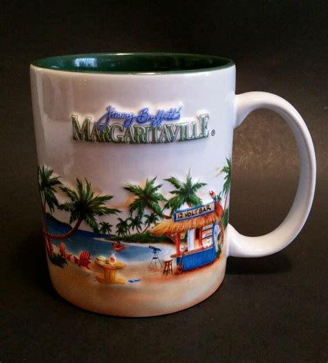 Jimmy Buffett's Margaritaville Coffee Mug 3D Beach Design 12 Volt Bar No Plane #Unbranded | Mugs ...