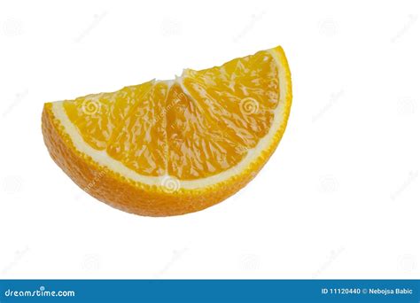 Orange slice close up stock photo. Image of citrus, peel - 11120440