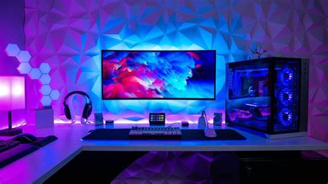 Does the 3D wall panels look better with the RGB lights on or off? Click through to browse more ...