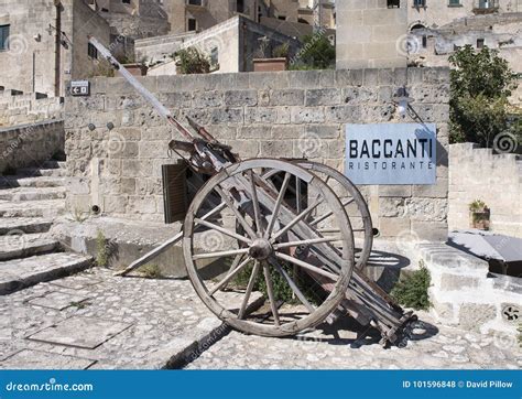 The Front of the Cave Restaurant, Baccanti Ristorante in Matera, Italy ...