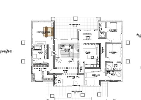 4 Bedroom Bungalow House Plan In Kenya | Bungalow floor plans, Bungalow house plans, Four ...