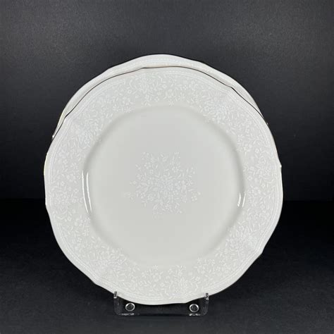 Mavin | Noritake China Chandon Dinner Plate 7306 Ivory White Lace and ...