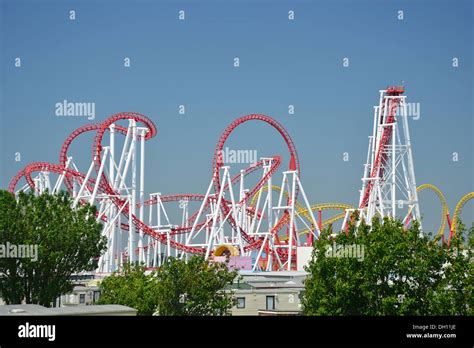 The Millenium Rollercoaster at Fantasy Island Theme Park, Ingoldmells, Skegness, Lincolnshire ...