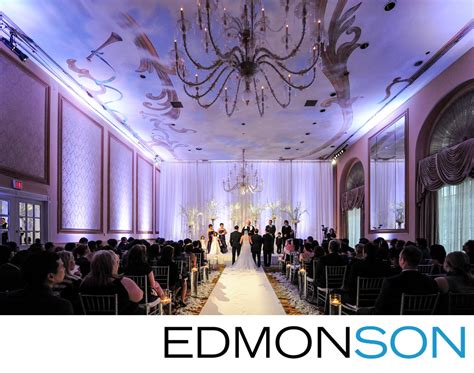 Crescent Hotel Wedding In Dallas Ballroom Ceremony