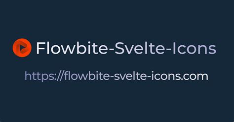 Flowbite Svelte Icons