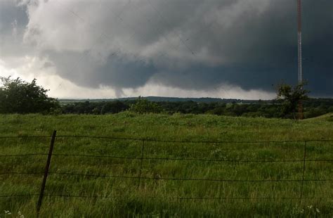 Wall Cloud and Multi-Vortex Tornado near Atoka, Oklahoma this past May ...