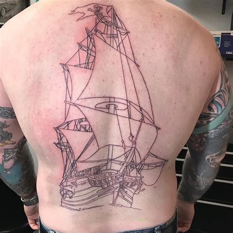 95+ Best Pirate Ship Tattoo Designs & Meanings - (2019)