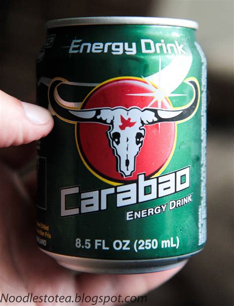 Noodles To Tea: Carabao Energy Drink