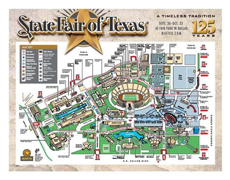 Map Of Texas State Fair