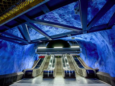 Stockholm's Metro Stations Look Like Caves - Business Insider