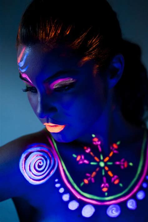 CosCouture | Neon face paint, Body painting, Neon painting