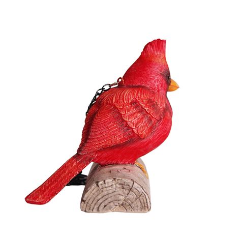 Mini Red Cardinal Bird Ornament on A Tree for Outdoor Indoor - Etsy