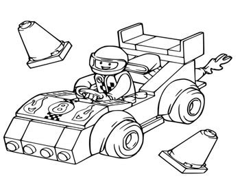 LEGO: Fun in LEGO City! Coloring pages by Creativity Without Borders