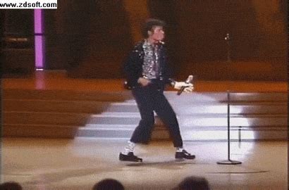 Michael Jackson Moonwalk Animated Gif