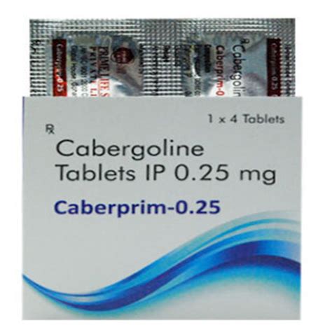 Cabergoline Tablet IP 0.25mg at Rs 600/strip of 4 tablets in Mumbai ...