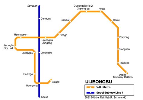 UrbanRail.Net > Asia > Korea > Uijeongbu VAL system (Metro)